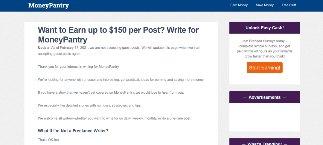 MoneyPantry